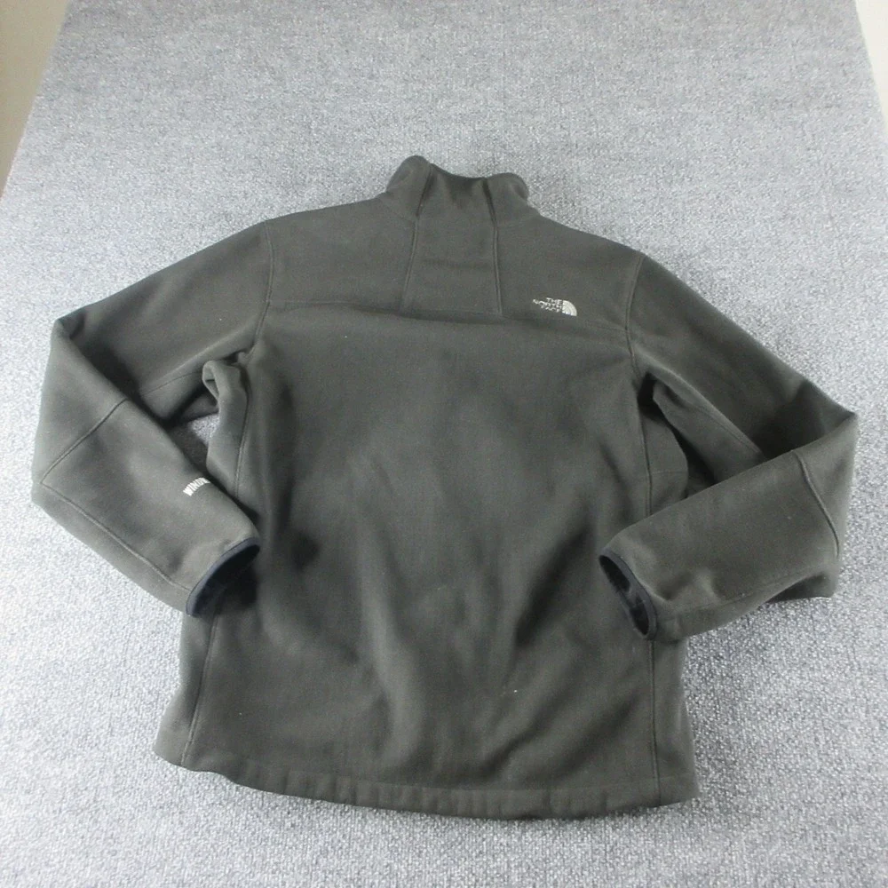The North Face Jacket Mens L Black WindWall Fleece Full Zip Outdoor Hiking